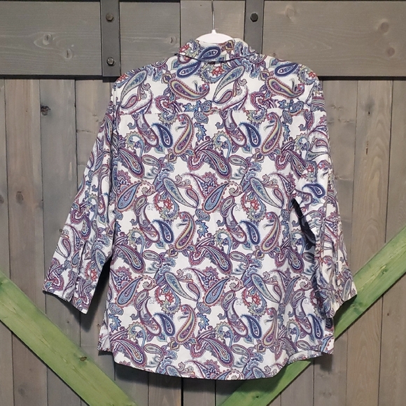 Paisley Button-Up Shirt - Picture 3 of 3